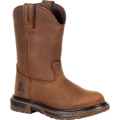 Rocky Little Kid's Original Ride FLX Waterproof Brown Western Boot