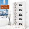 Gulches Wood Bookcase, 72" Tall 6-Tier Open Storage Shelves Bookshelf - 2 of 4