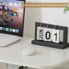 KTMBDW Computer Desk with 3 Drawers, 1 Door and 1 Storage Shelf, Wood Writing Home Office Workstation, Office Desk with Drawers - 4 of 4