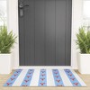 Showmemars Red Lobsters On Blue Stripe Large Welcome Mat - Deny Designs - image 2 of 3