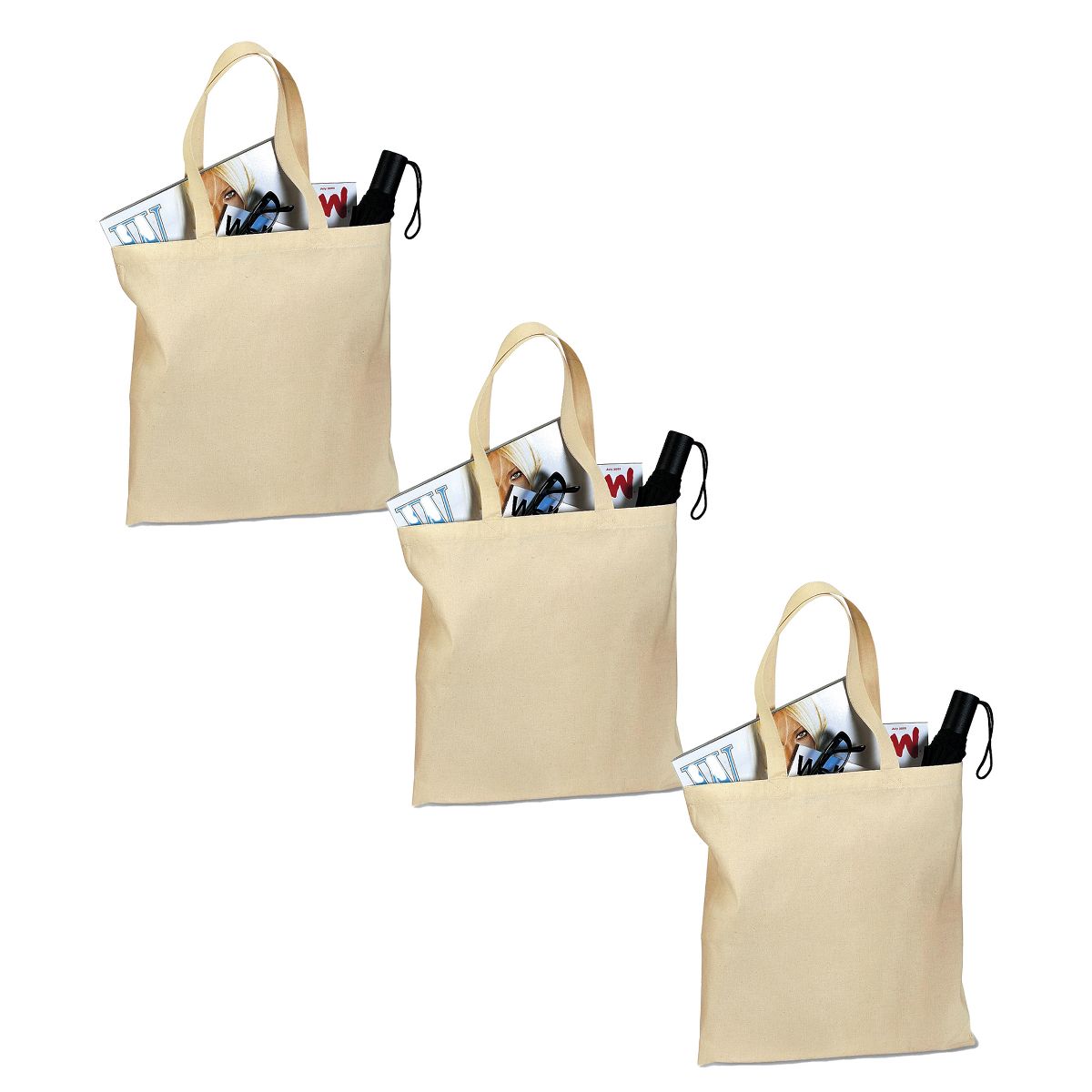 Port Authority Budget Tote Bag - Set of 3 - thumbnail 5