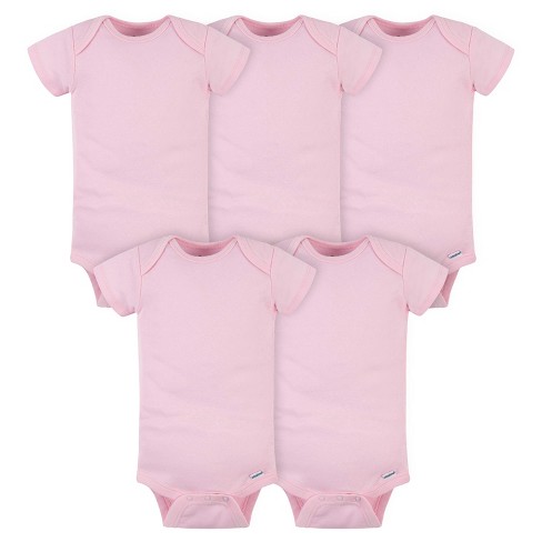 Vintage Baby Girl's 0-3 Months Lightweight Pink Short 