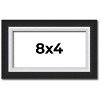 PosterPalooza | Panoramic Flat Silver Picture Frame - UV Acrylic, Foam Board Backing, Hanging Hardware - 2 of 4
