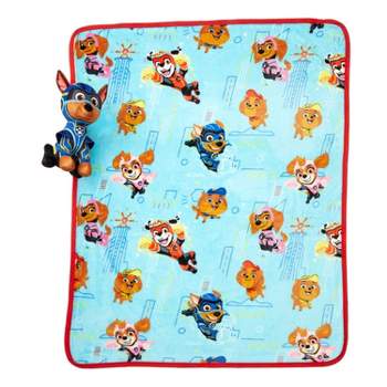 PAW Patrol Character Chase Kids' Throw Blanket and Pillow