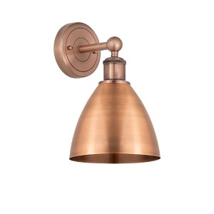 Metal Bristol - 1 Light Wall Sconce In Industrial Style-12 Inches Tall and 7.5 Inches Wide - 1 of 1