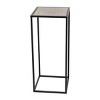 Set of 2 Contemporary Wooden Pedestals Black - Olivia & May: Indoor Nesting Accent Tables, No Assembly Required - 3 of 4