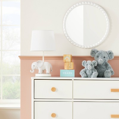 Elephant Plush Animal with Mini Plush - Gray - 2pk - Cloud Island&#8482;