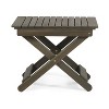 Christopher Knight Home Malibu Outdoor Acacia Wood Folding Side Table - 2 of 4