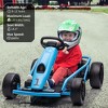 Kids Electric Riding Go Kart, 24V 9Ah Battery 250W*2 Motors, 8MPH High Speed Drifting Car,  Riding Toy for Kids 8-12 Years - 2 of 4