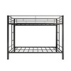 ALEXOUN Metal Bunk Bed Twin Over Twin, Heavy Duty Twin Bunk Beds with shelf and Slatted Support No Box Spring Needed - 4 of 4