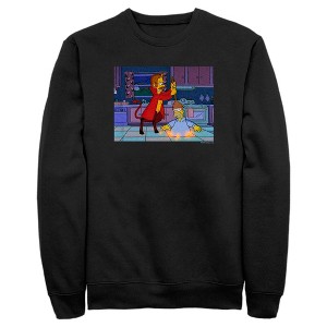 Men's The Simpsons Homer in Hell Sweatshirt - 1 of 4