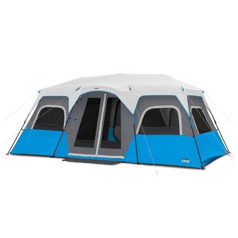 Core 12 Person Extra Large Straight Wall Cabin Tent - 16' x 11