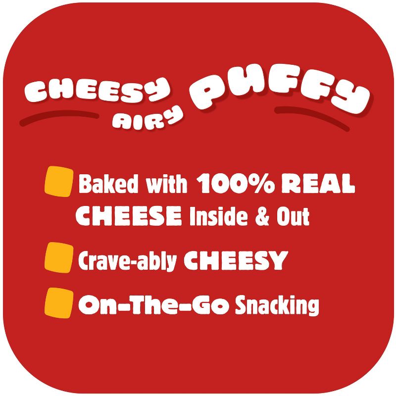 Cheez-It Puff&#39;d White Cheddar Snack Crackers - 5.75oz, 6 of 7