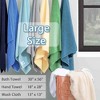 BAGOKIE 6 Piece Cotton Absorbent Luxury Lightweight Towel Set - 4 of 4