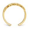 Black Bow Jewelry Band of Hearts Toe Ring in 14 Karat Gold - 2 of 4