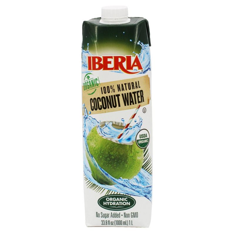 Iberia Organic Coconut Water 100% Natural - 1L Carton, 2 of 4