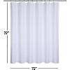 TackView Embossed Pattern Shower Curtain, Microfiber Fabric Shower Liner Waterproof Polyester Fabric - 3 of 4