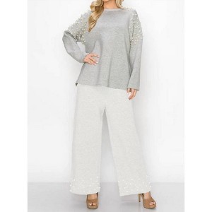Women's Faith Pearl Trim Pant - Joh - 1 of 3