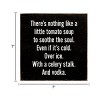 Slickblue Cold Tomato Soup with Vodka Sign – Humorous 7x7 Wood Wall Decor for Kitchen or Bar, Multiple Color Options - 3 of 3