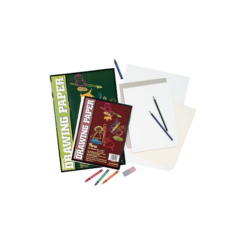 Sax Manila Drawing Paper, 40 lb, 9 x 12 Inches, Pack of 500