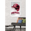 Trends International MLB Cincinnati Reds - Drip Helmet 22 Framed Wall Poster Prints - 2 of 4