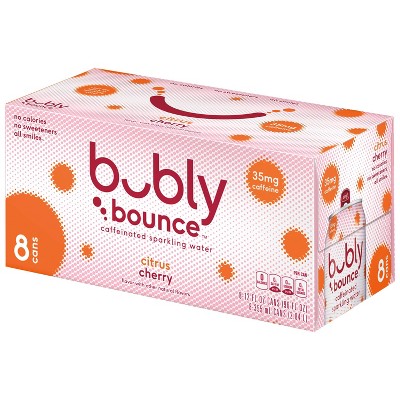bubly Bounce Citrus Cherry Sparkling Water - 8pk/12 fl oz Cans