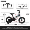 Kids' Bike 14 Inch Wheels, 1-Speed Boys Girls Child Bicycles For2-4Years, With Removable Training Wheels Baby Toys, Front V Brake, Rear Holding Brake - 2 of 4
