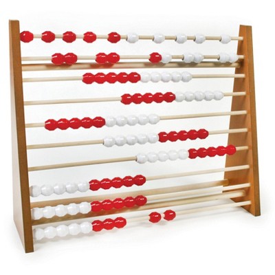 SI Manufacturing 100-Bead Rekenrek Teacher's Demonstration, Color Change, 10 Bars