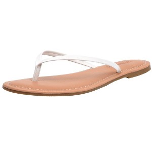 CUSHIONAIRE Women's Cora Flat Flip Flop Sandal with +Comfort - 1 of 4