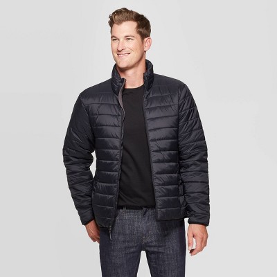 target black puffer jacket