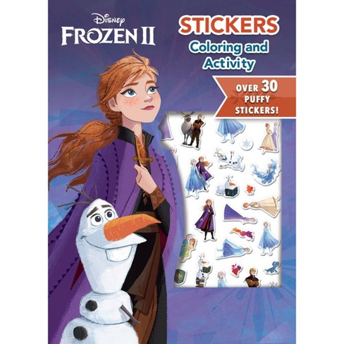 6 Sheet Disney Frozen Puffy Stickers 