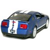 KiNSMART 2007 Ford Shelby GT500 Blue with Racing Stripes 1:38 Scale 5 Inch Die Cast Metal Model Toy Muscle Car - 3 of 4