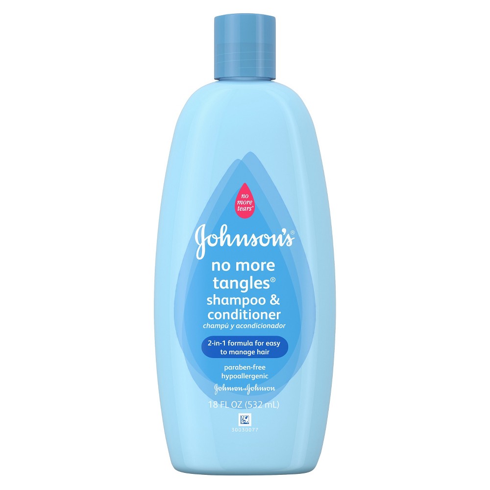 UPC 381370043522 product image for Johnson & Johnson No More Tears Curly hair Shampoo - 18oz | upcitemdb.com