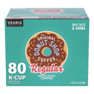 The Original Donut Shop Donut Shop Coffee K-Cups, Regular, 80/Carton - 1 of 1