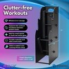 Stamina müüv Vertical Storage Rack for Barbell & Dumbbells, Adjustable System for Home Gym, Compact Strength Straining Equipment, (Storage Rack Only) - 2 of 4