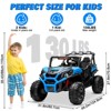 JOYRACER 24V Ride on Truck Toys w/ Remote Control, 2 Seater 400W   Electric Powered Ride on w/ Dump Bed, 3 Speeds, Shovel & Bluetooth/Music - 3 of 4
