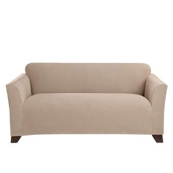 Stretch Knit Loveseat Slipcover - Sure Fit