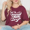 Simply Sage Market Women's These Are The Days Retro Short Sleeve Graphic Tee - 2 of 4