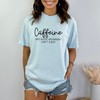 Simply Sage Market Women's Caffeine Because Mommin' Ain't Easy Short Sleeve Garment Dyed Tee - 2 of 2