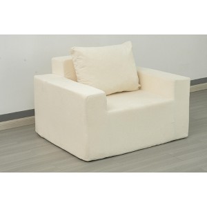 Vynxaria Adjustable Upholstered Human Dog Bed & Bean Bag Sofa with Massage Pillow - 1 of 4