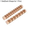 Unique Bargains Wood Clay Grain Texture Carved Fine Baking DIY Rolling Pins 2 Pcs - 3 of 4