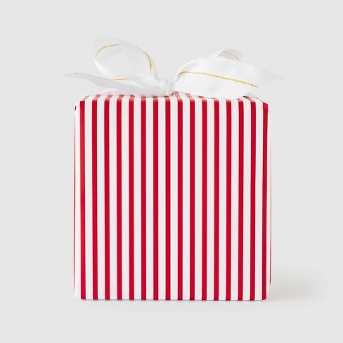 Red Candy Cane Stripe Gift Wrap - Sugar Paper™ + Target - image 1 of 2