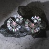 SOHI Women's Multicolour Half Circular Drop Earrings - 2 of 4