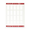 Redi-Tag Laser Printable Index Tabs, 1/5-Cut, White, 2" Wide, 300/Pack - 4 of 4