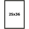 PosterPalooza | Antique Black Picture Frame - UV Acrylic, Foam Board Backing, Hanging Hardware - 2 of 4
