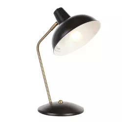 Metal Darby Contemporary Table Lamp (Includes LED Light Bulb) Gold - LumiSource