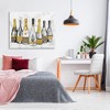 Stupell Industries Radiant Glam Twinkle Champagne Bottles, 48" x 36" - 2 of 4