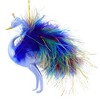 Italian Ornaments 5.5 Inch Colorful Peacock W/ Feathers Ornament Italian Bird Zoo Tree Ornaments - 3 of 4