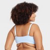 Women's Cotton Blend Scoop Ribbed Bralette - Auden™ - 2 of 4
