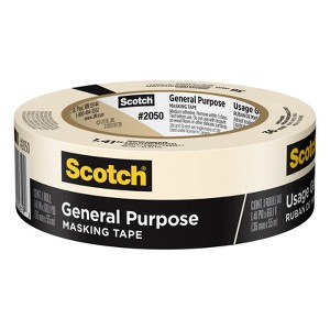 Scotch General Purpose Masking Tape, 1.41 in x 60.1 yd (36mm x 55m), 1 Roll - 1 of 1